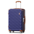 Melalenia Luggage, Hard Shell ABS Suitcase with TSA Lock with Spinner Wheel, Lightweight Checked Medium Luggage for Travel