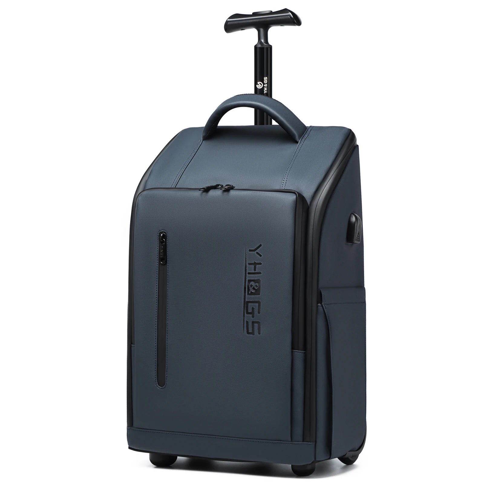 Travel Trolley Rolling backpacks for Man Wheeled backpack On Wheels luggage Rolling Bag for Boardable 15.6in Laptop Bag with USB