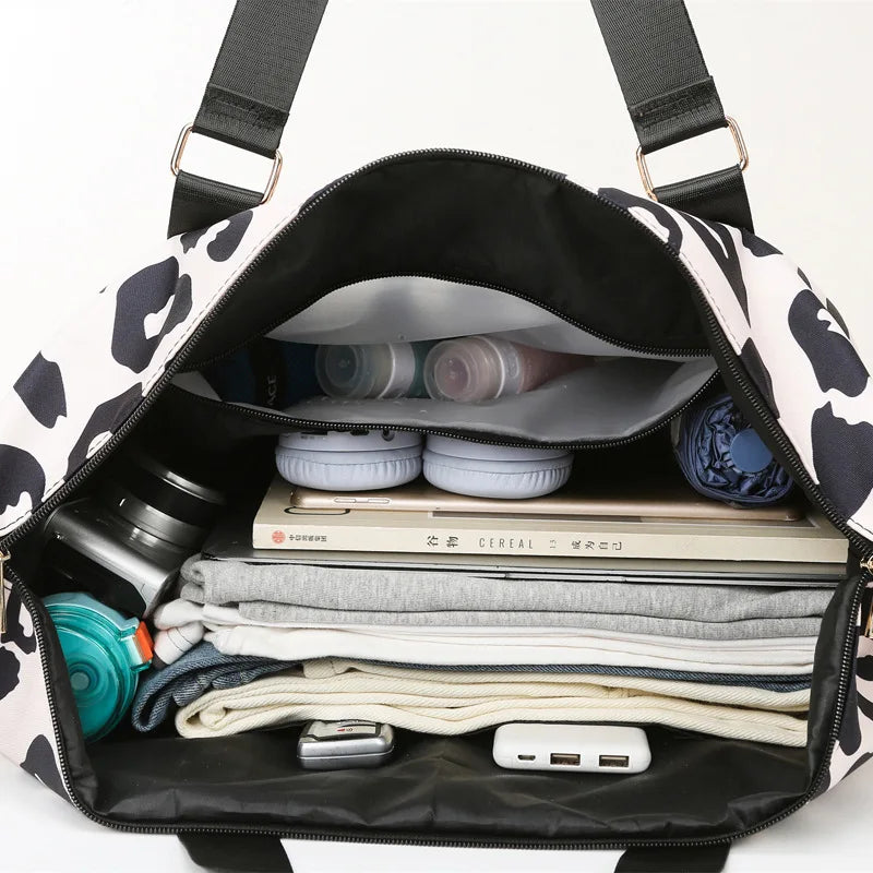 Chic Leopard Travel Bag | Weekend + Carry-On Ready