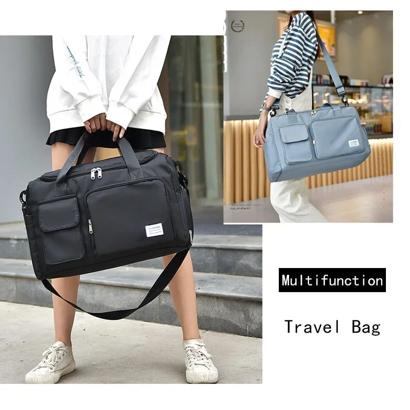 LuxeCarry Weekender Bag | Shoe Compartment + Travel Ready