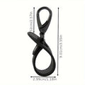 Travel Hat Clip Leather Simple Golf Baseball Hat Clip Summer Hat Strap Towel Glove Storage Wallet Buckle Hands-Free Latch Clips