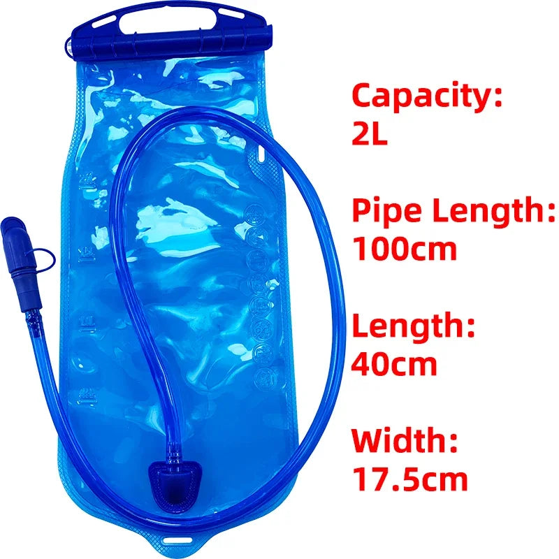 Bicycle Bike Cycling Backpack Waterproof Water Bag Storage Knapsack Hiking Day Pack Running Jogging Hydration Bladder Rucksack