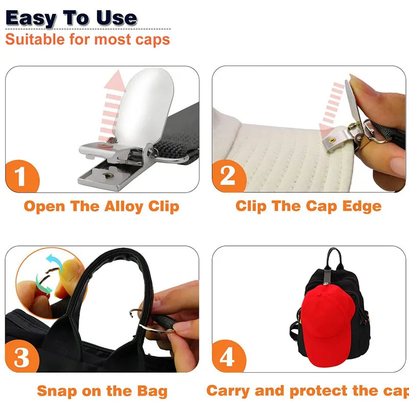1pc Multifunction Clip for Traveling Hanging on Bag Handbag Backpack Luggage Hats Clips Outdoor Travel Beach Accessories
