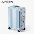 Roaming 2026 New Aluminum Frame Suitcase Fashion Hardshell Travel Bag for Men And Women 20 Inch Carry-On Luggage
