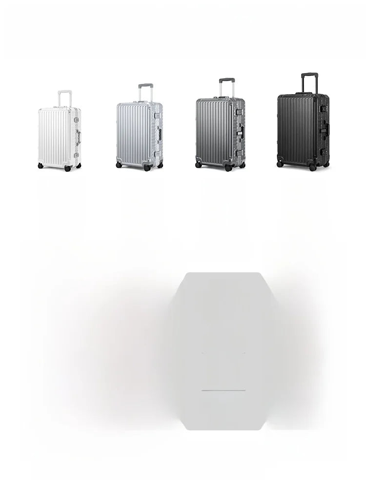 Roaming 2026 New Aluminum Frame Suitcase Fashion Hardshell Travel Bag for Men And Women 20 Inch Carry-On Luggage