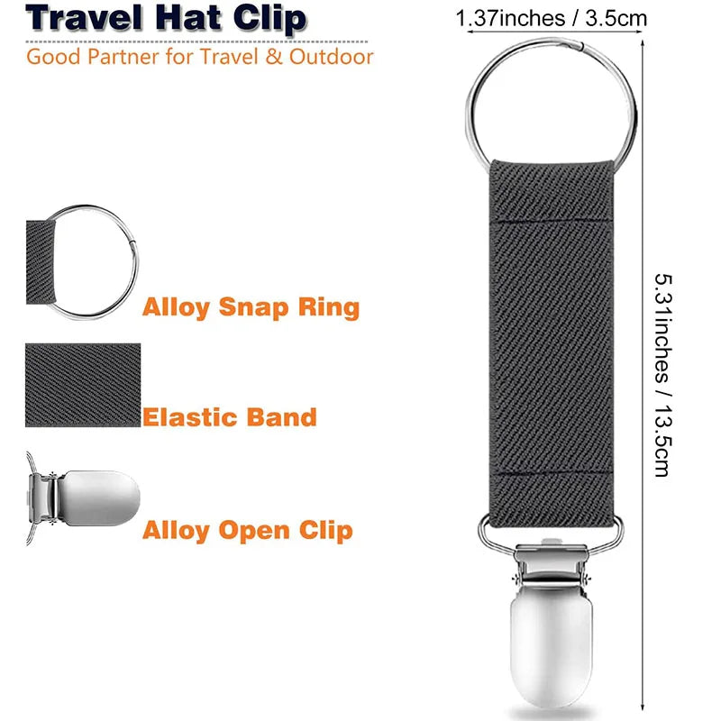 1pc Multifunction Clip for Traveling Hanging on Bag Handbag Backpack Luggage Hats Clips Outdoor Travel Beach Accessories