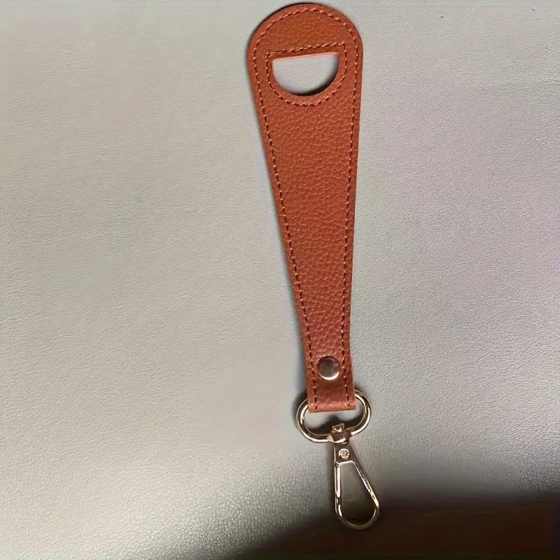 Travel Hat Clip Leather Simple Golf Baseball Hat Clip Summer Hat Strap Towel Glove Storage Wallet Buckle Hands-Free Latch Clips