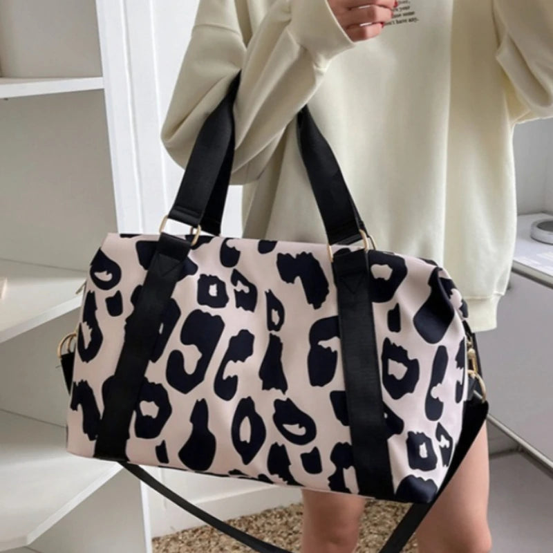Chic Leopard Travel Bag | Weekend + Carry-On Ready