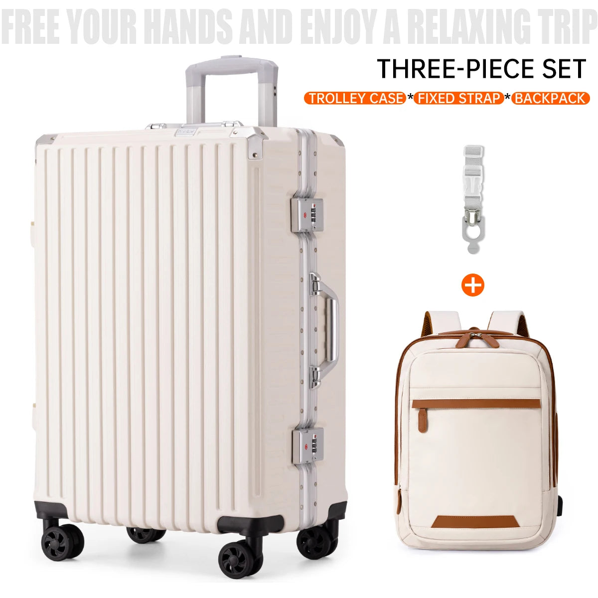 Trolley Luggage 20 24 26 28" Aluminum Frame Rolling Luggage Case USB Travel Suitcase on Wheels Combination Lock Carry on Luggage