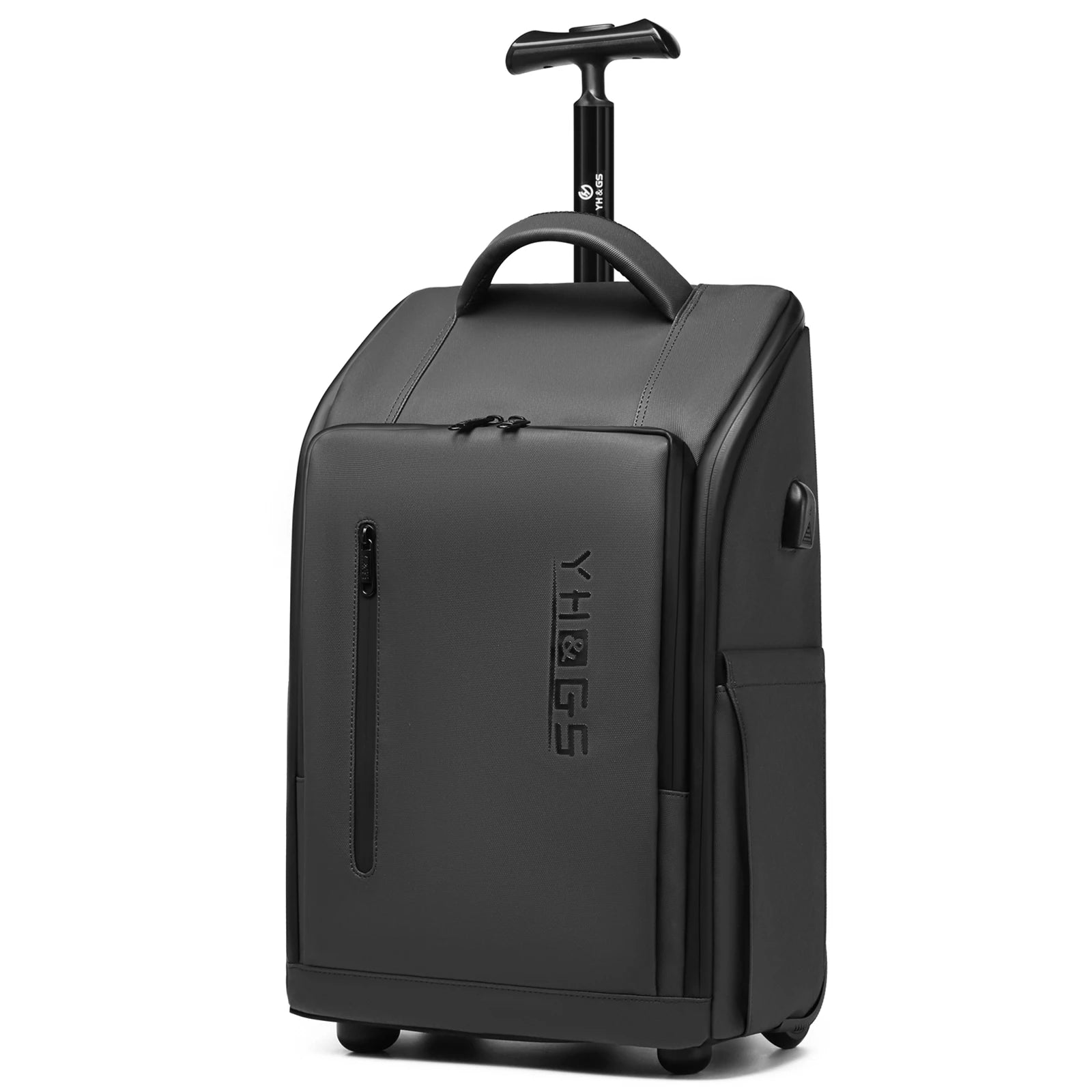 Travel Trolley Rolling backpacks for Man Wheeled backpack On Wheels luggage Rolling Bag for Boardable 15.6in Laptop Bag with USB