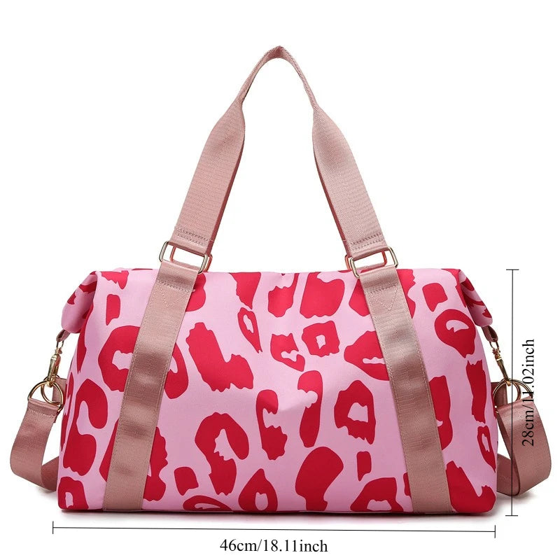 Chic Leopard Travel Bag | Weekend + Carry-On Ready