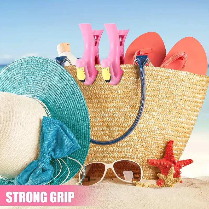 Jumbo Beach Towel Clips for Secure Attachment